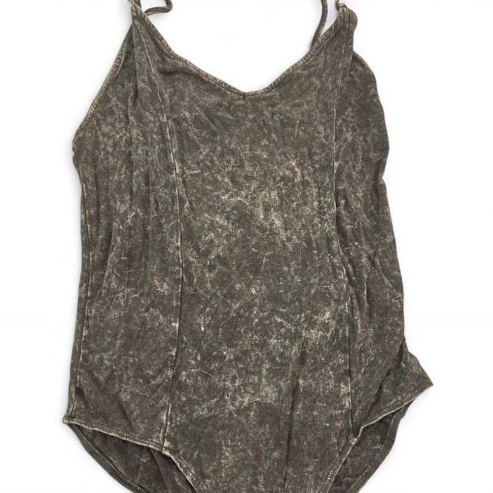 Vintage Style Acid Washed bodysuit